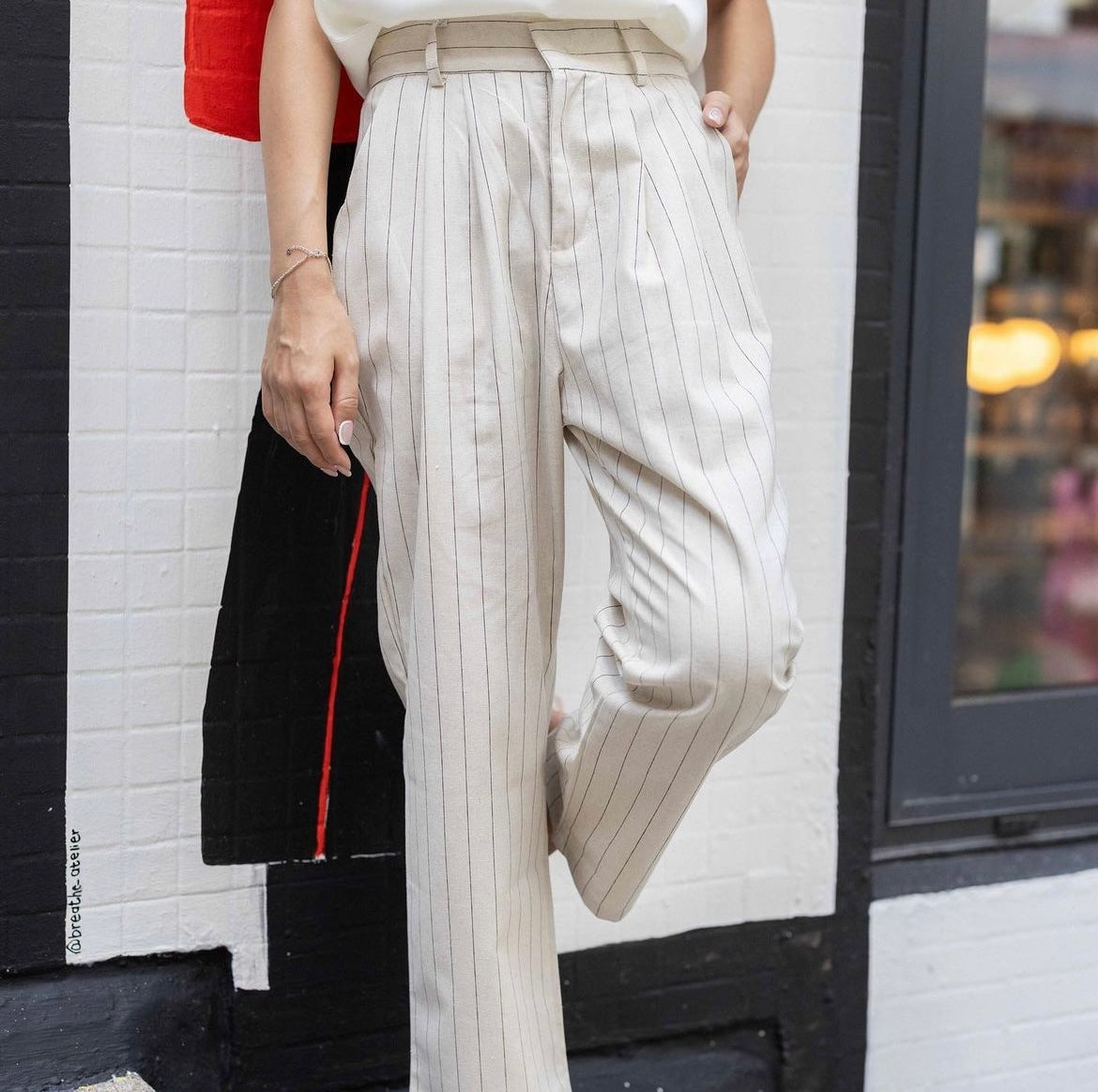 Refreshing Stripe Pants - P0035