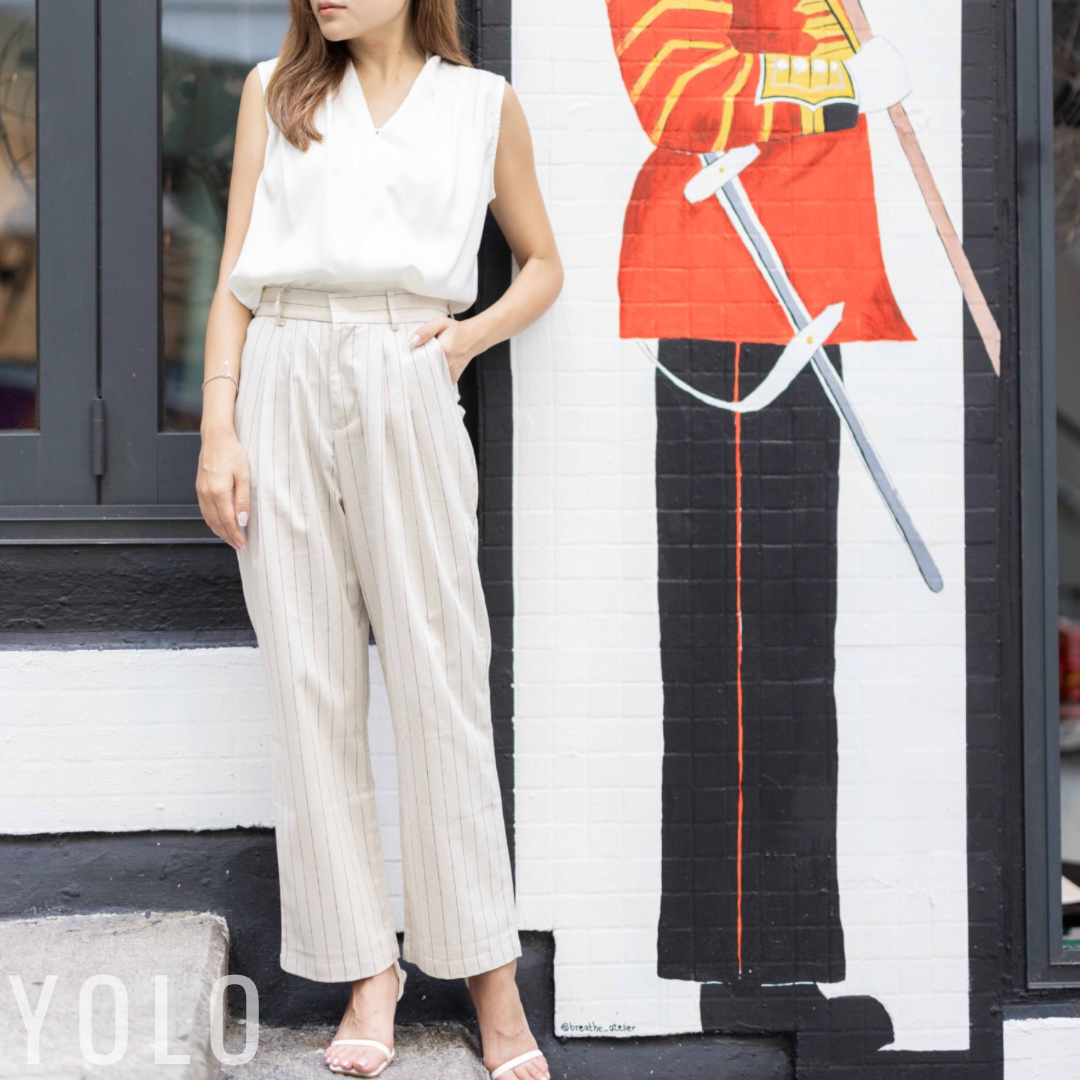 Refreshing Stripe Pants - P0035