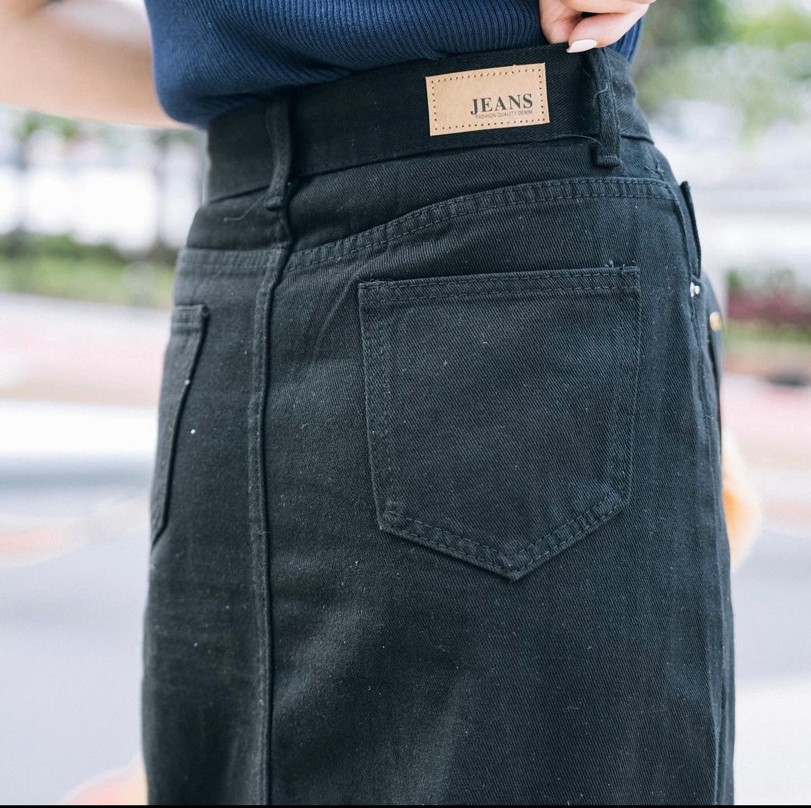 My Sunshine Denim Midi Skirt - S0136