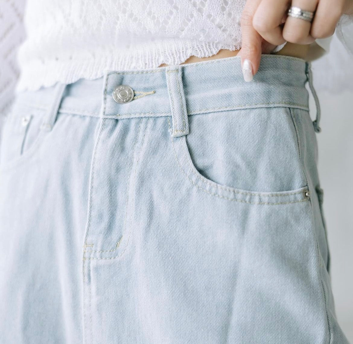 Sasa Savvy Denim Midi Skirt - S0129