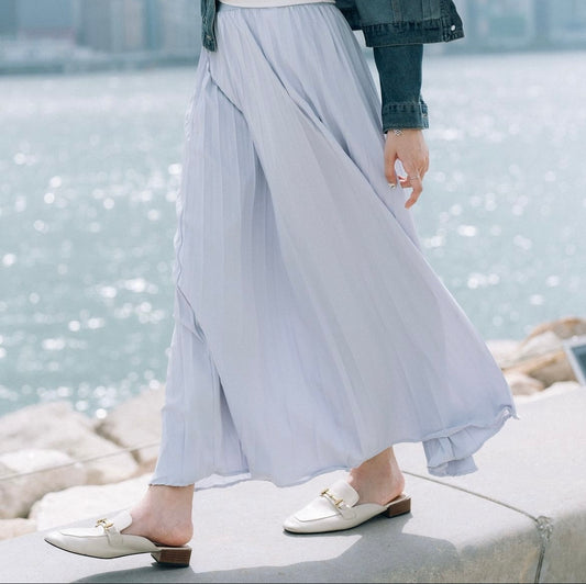 【現貨】Soft Feather Maxi Skirt- S0148