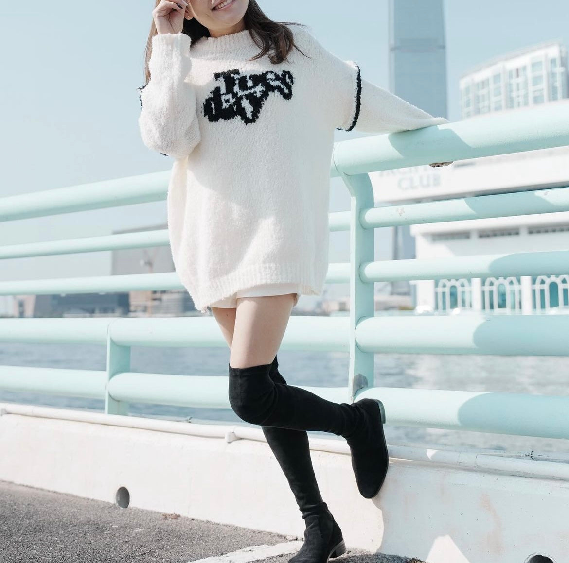 【現貨】[KR] My Sugar Baby Sweater (White)- KRO042