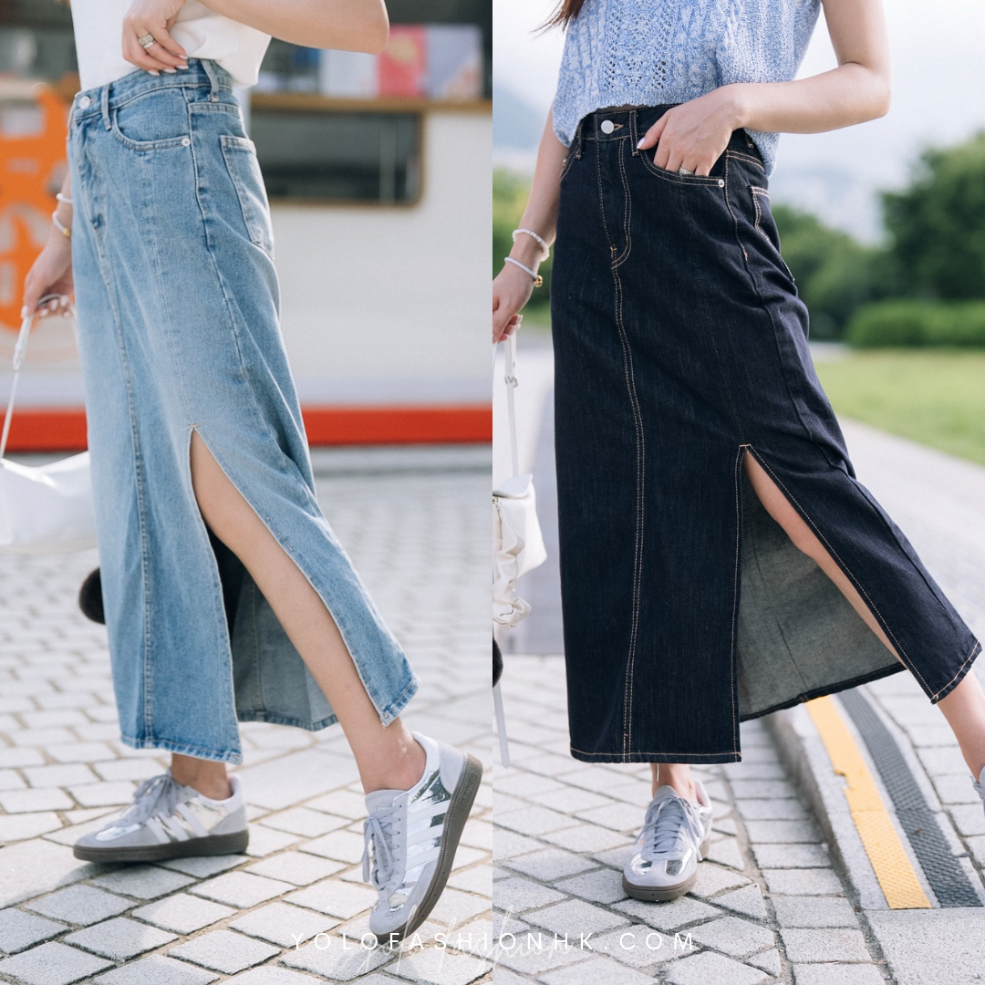 【現貨】[KR] Dear Love Denim Skirt - KRS071