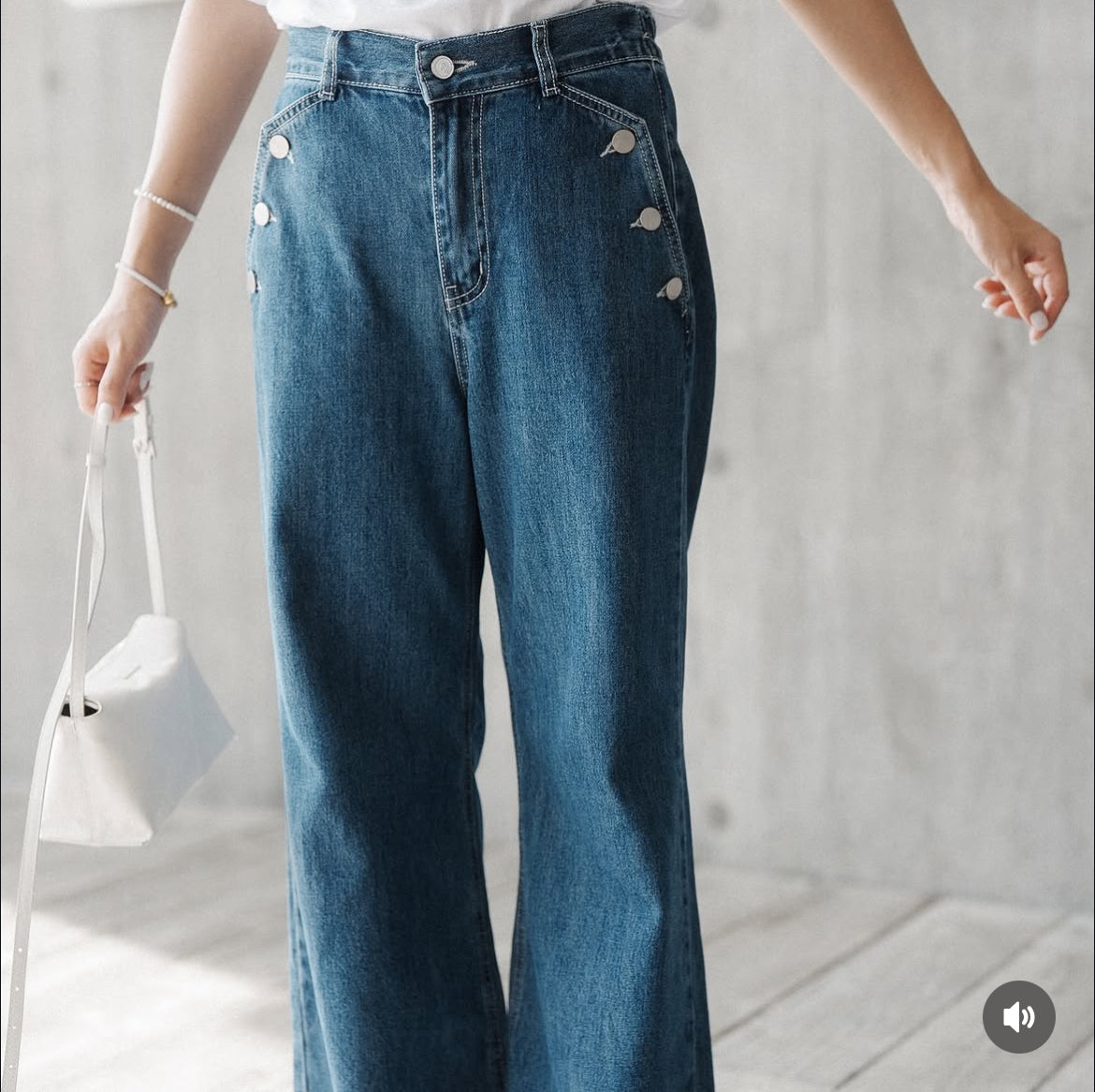 [KR] Magical Unicorn Denim Pants- KRP033