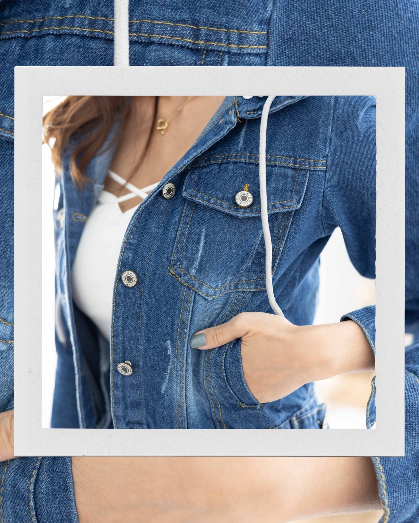 Love Casual Denim Jacket - J0025