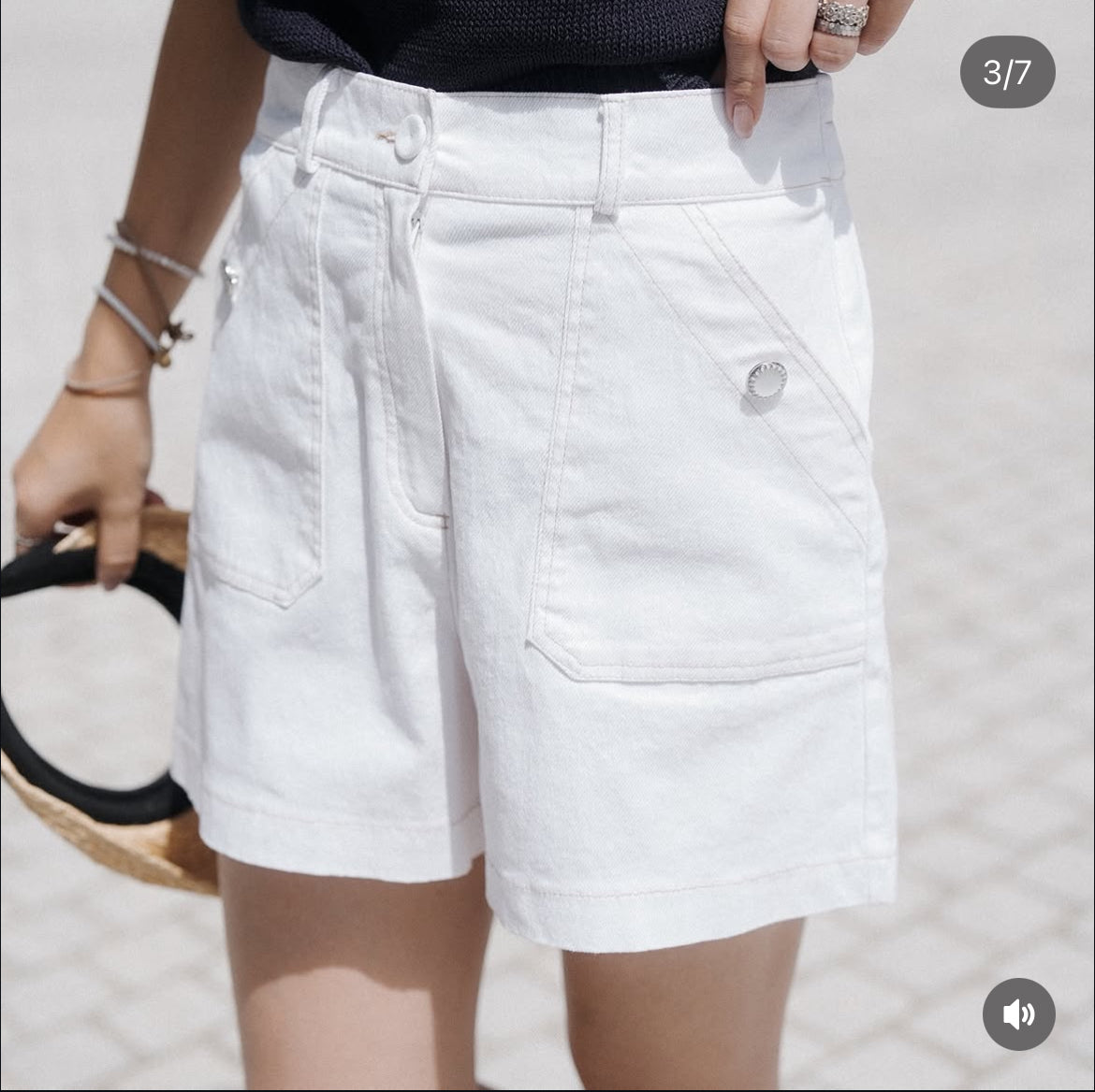 【現貨】[KR] Gem Stone Shorts - KRS076