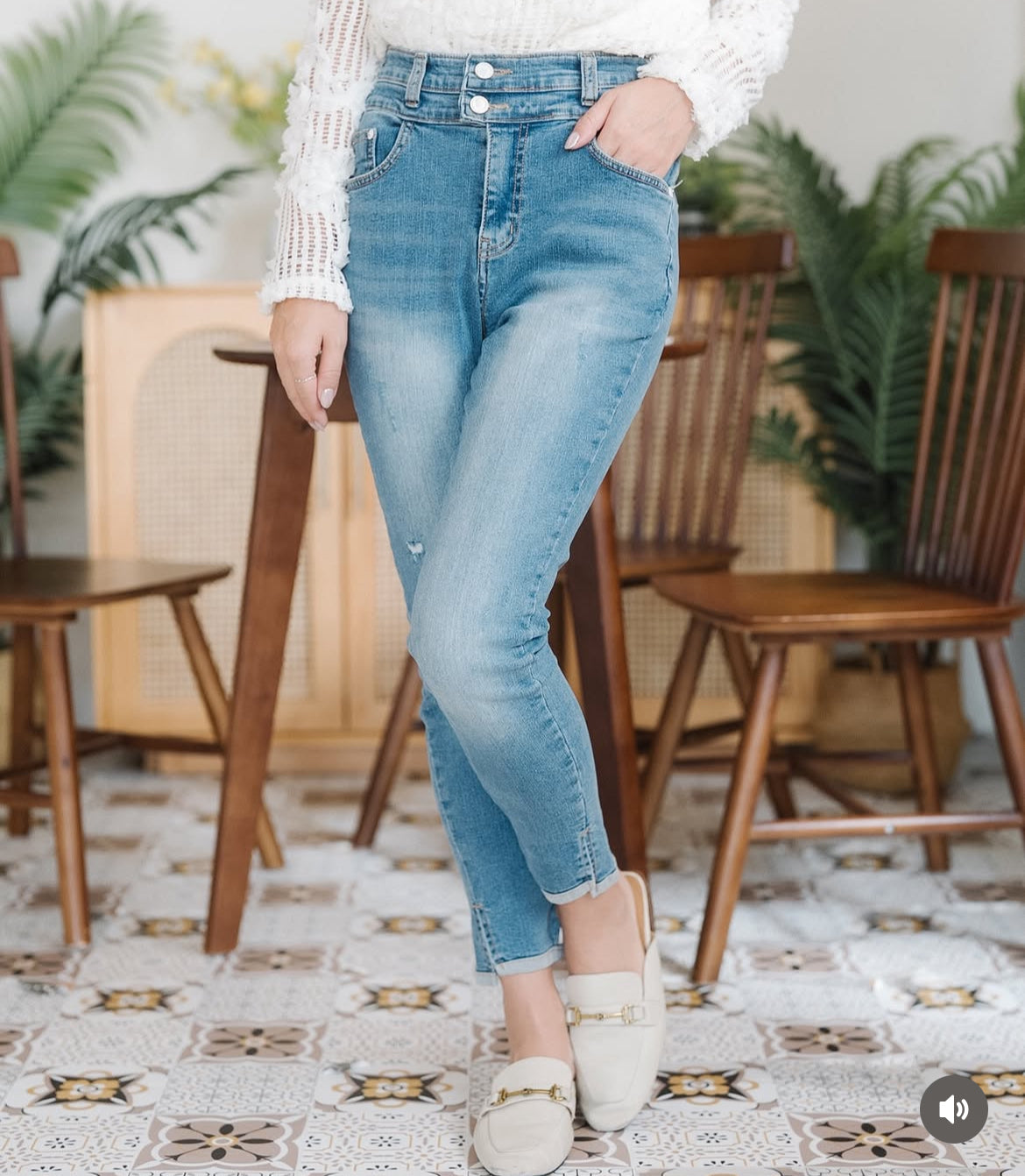 [KR] Breeze It Denim Pants- KRP034