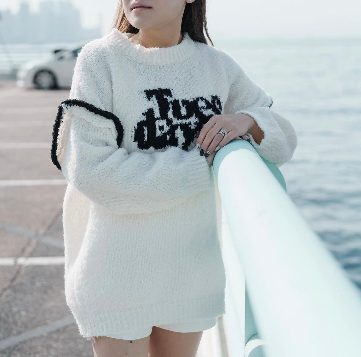 【現貨】[KR] My Sugar Baby Sweater (White)- KRO042