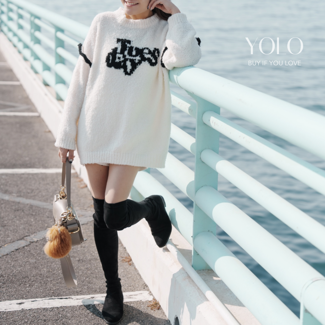 【現貨】[KR] My Sugar Baby Sweater (White)- KRO042