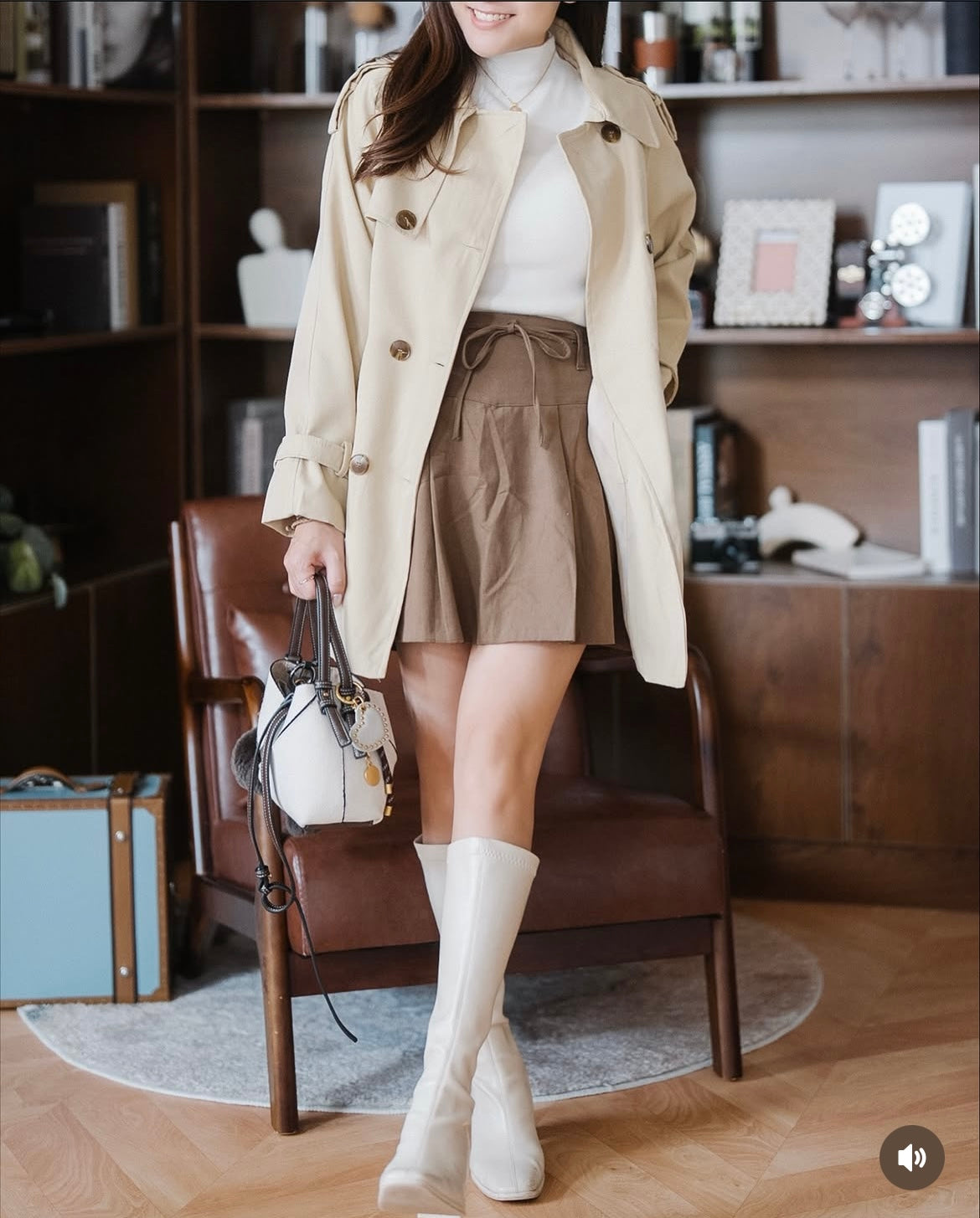 【現貨】[KR] Be Perfect Trench Coat  - KRJ02