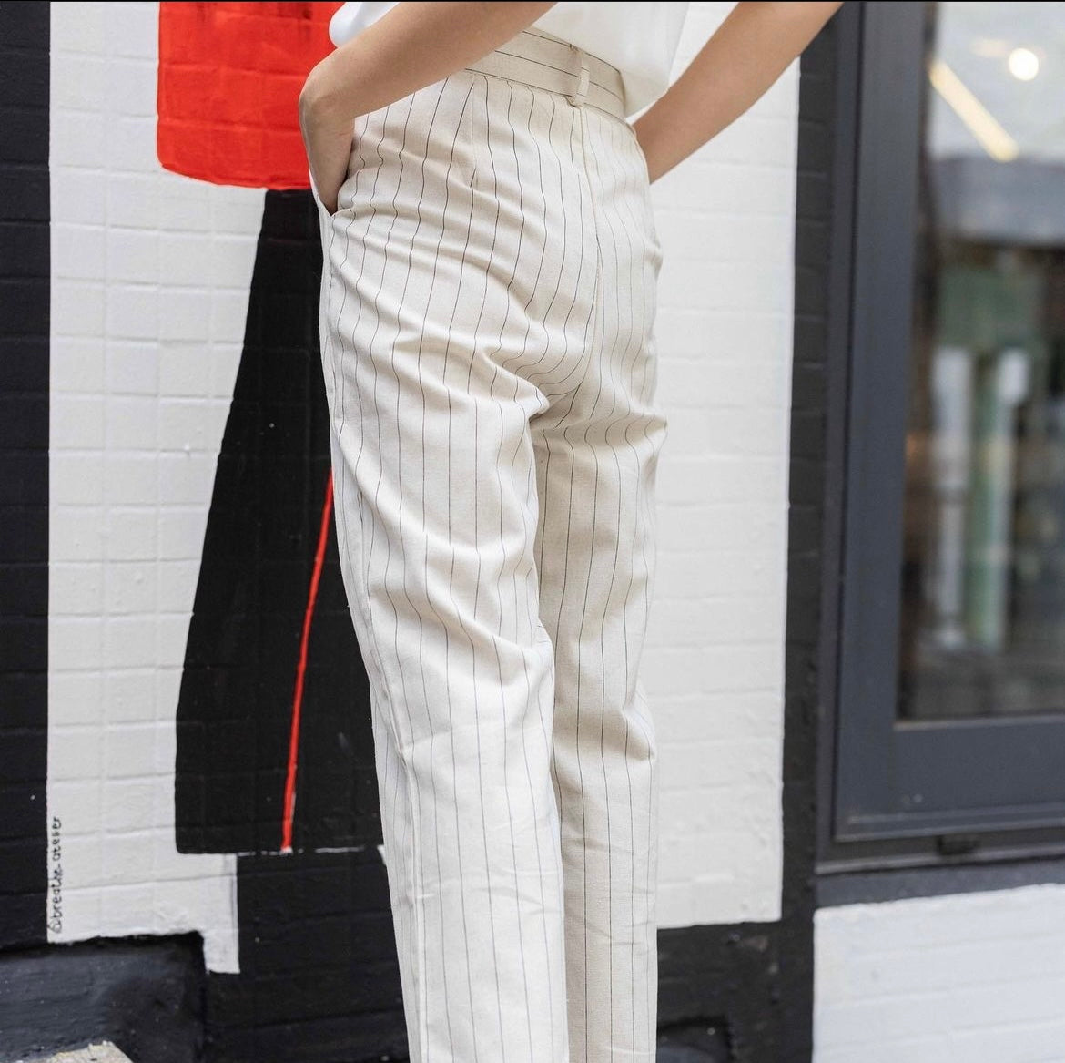 Refreshing Stripe Pants - P0035