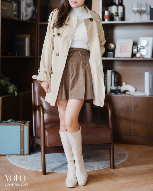 【現貨】[KR] Be Perfect Trench Coat  - KRJ02