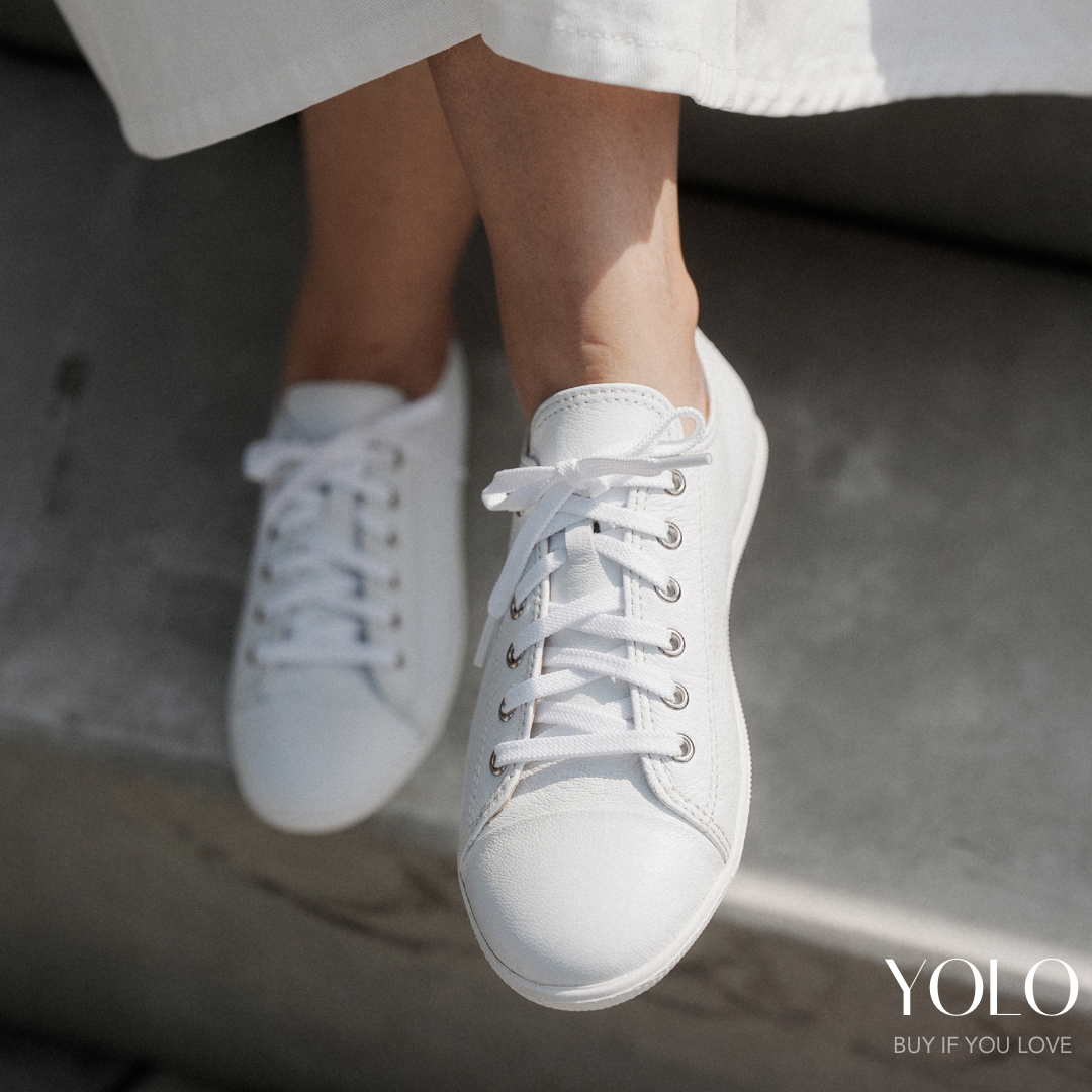 [KR] Stay Pure Leather Sneakers - KSH05