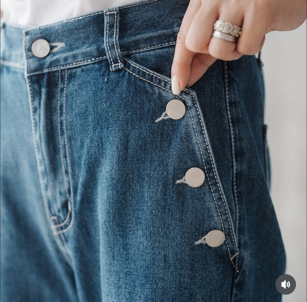 [KR] Magical Unicorn Denim Pants- KRP033
